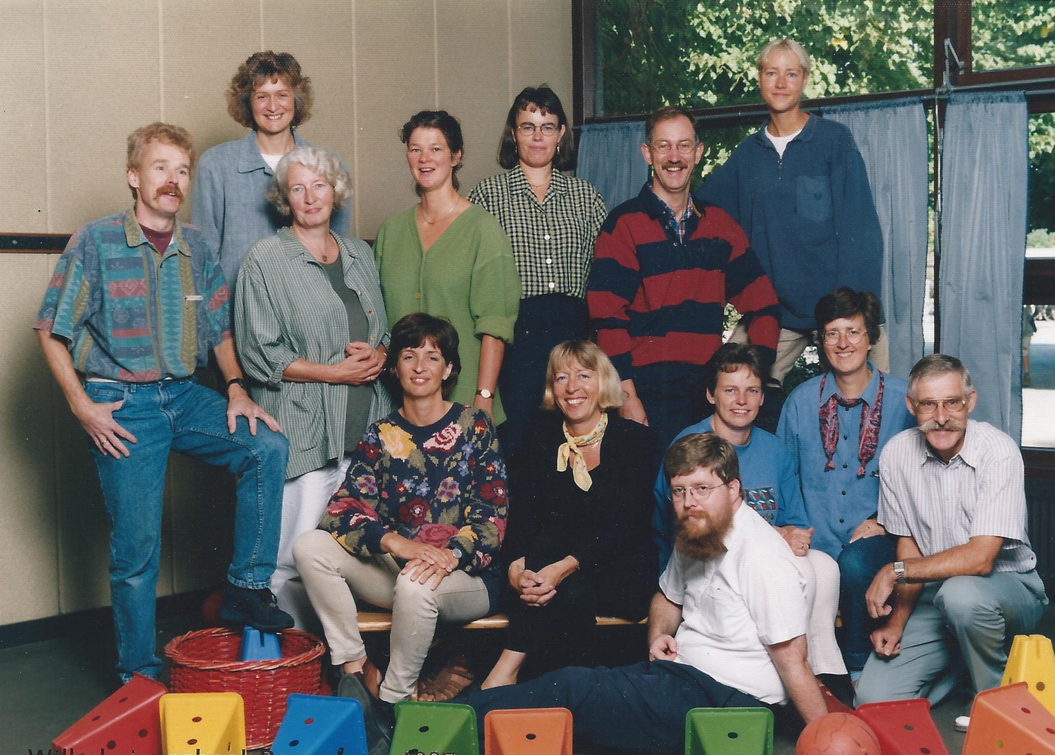 Het team door de jaren heen