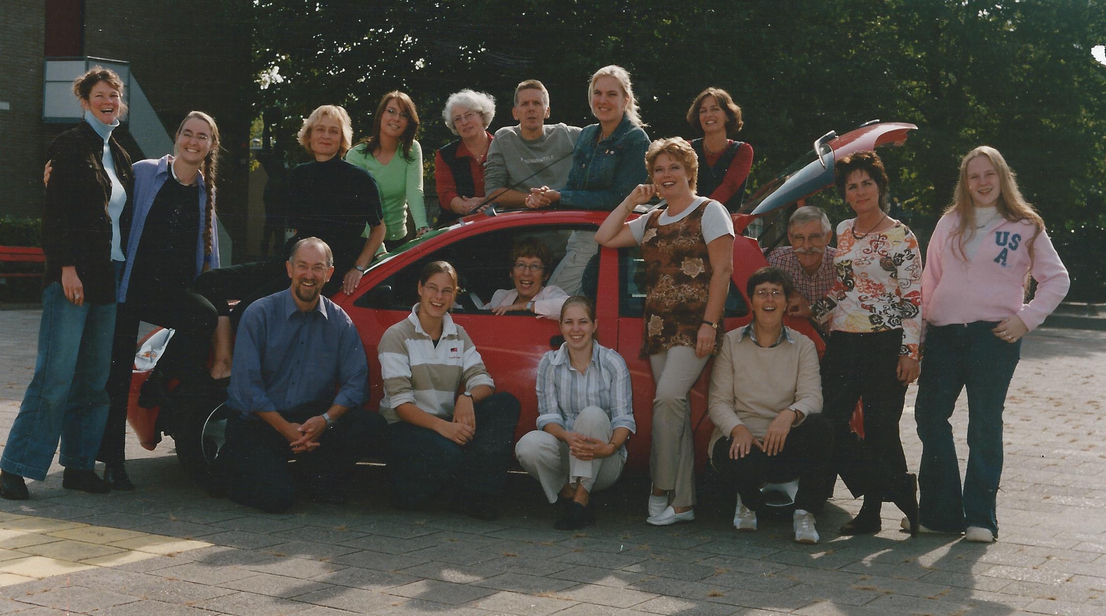 Het team door de jaren heen