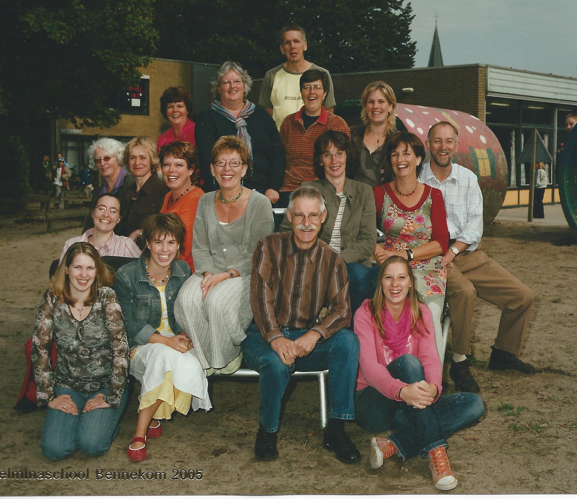 Het team door de jaren heen