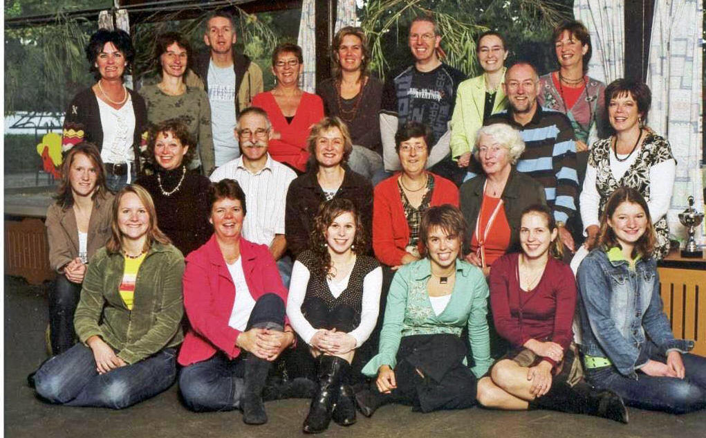 Het team door de jaren heen