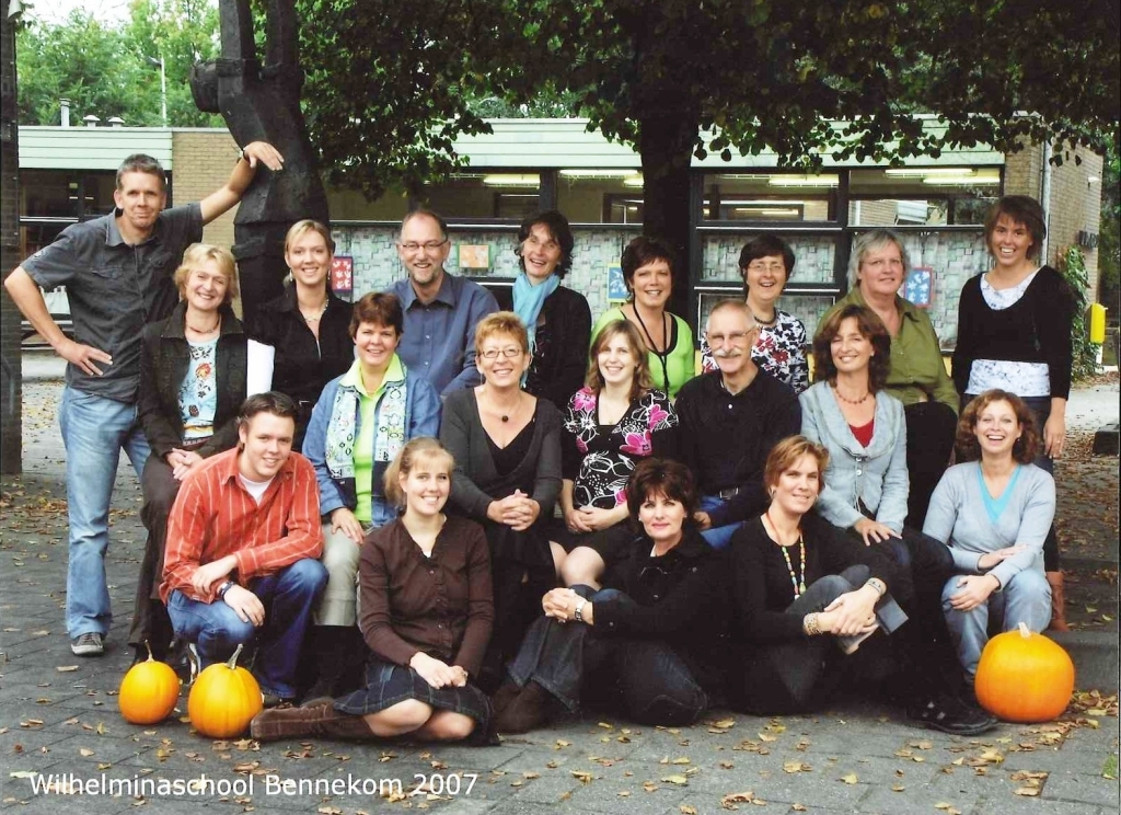 Het team door de jaren heen