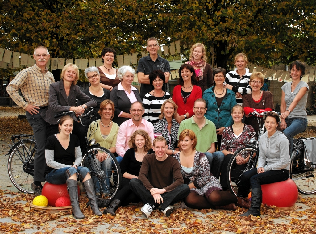 Het team door de jaren heen