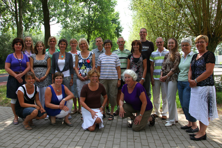 Het team door de jaren heen