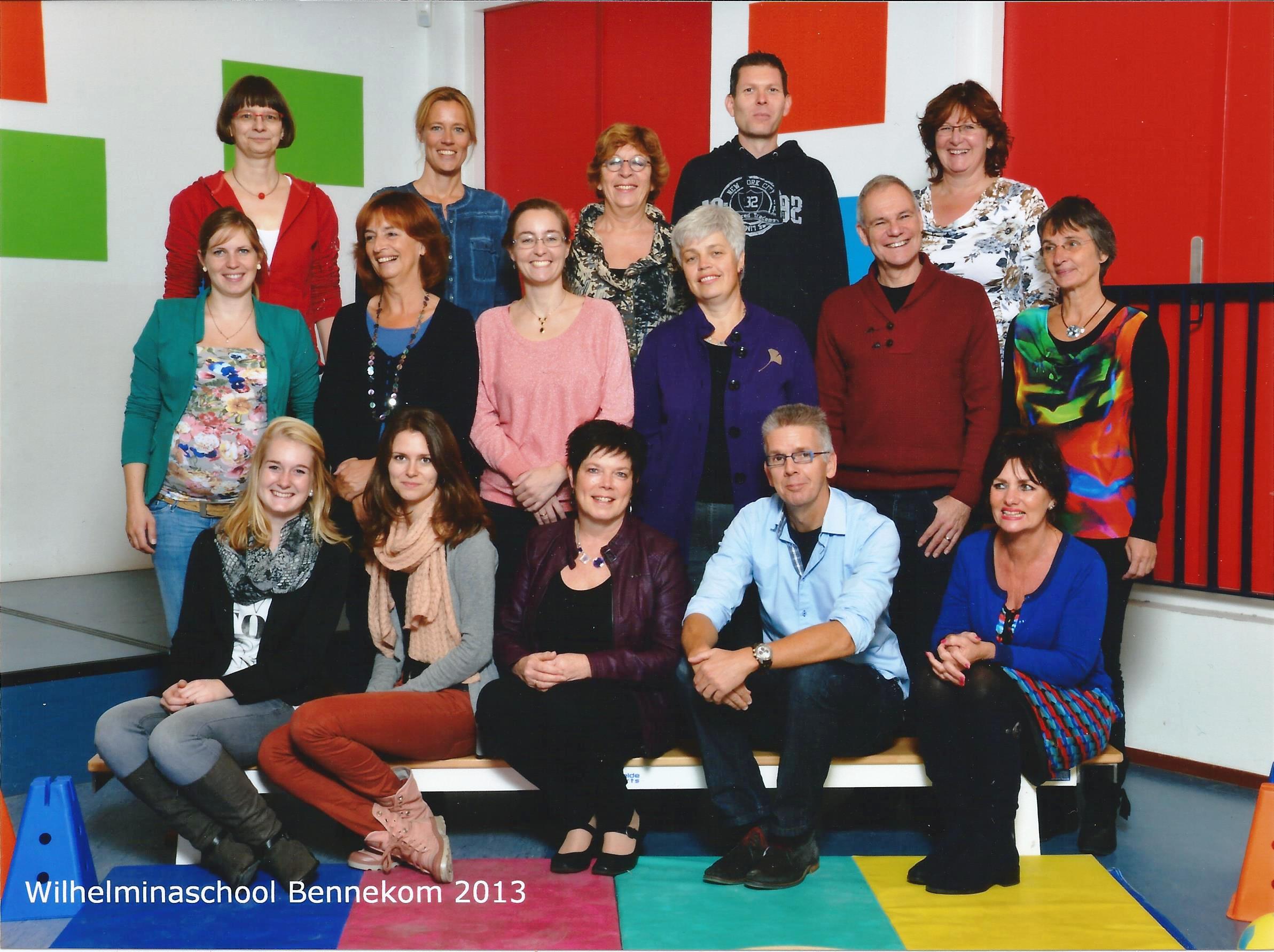 Het team door de jaren heen