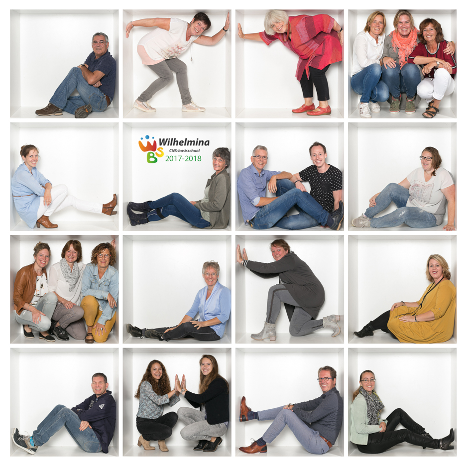 Het team door de jaren heen