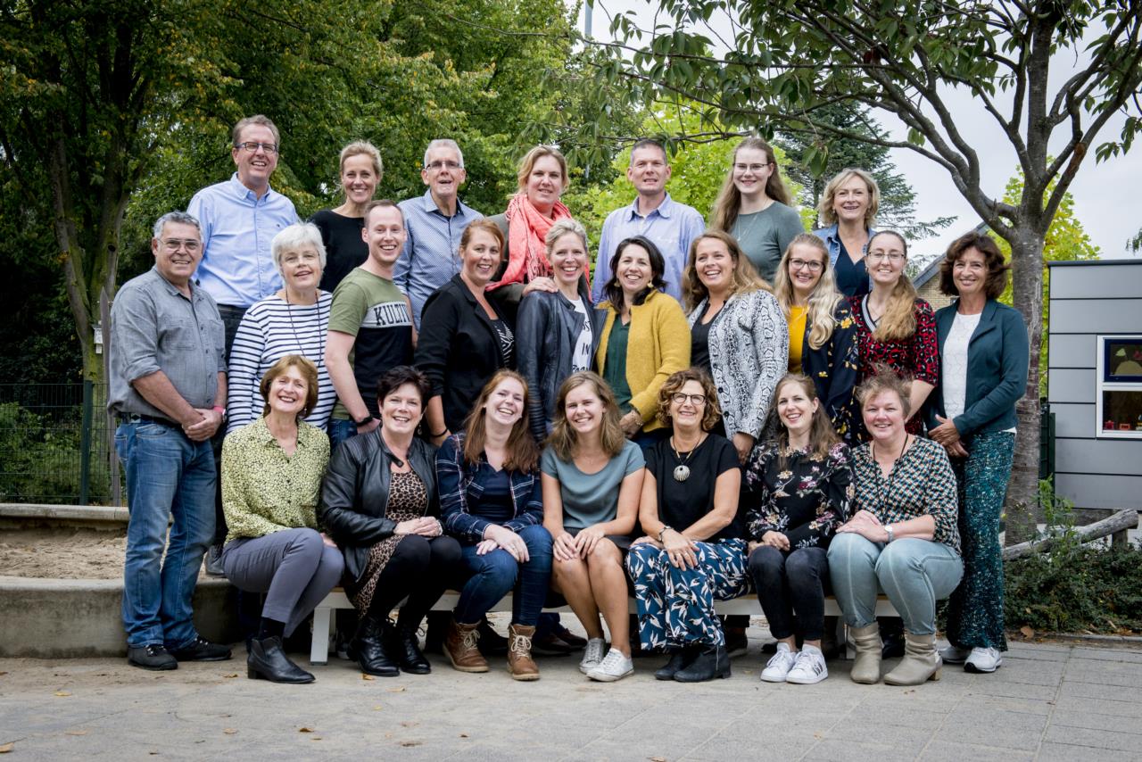 Het team door de jaren heen