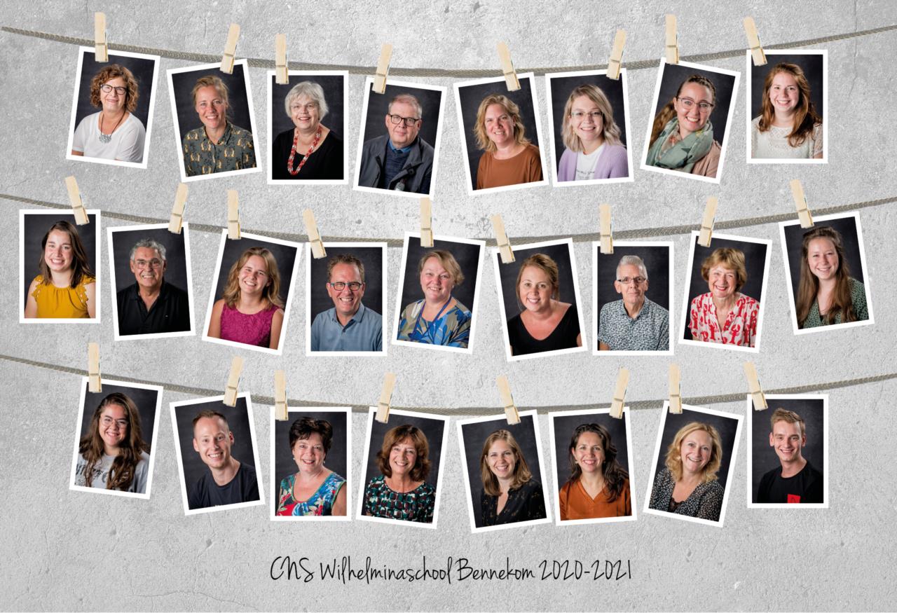 Het team door de jaren heen