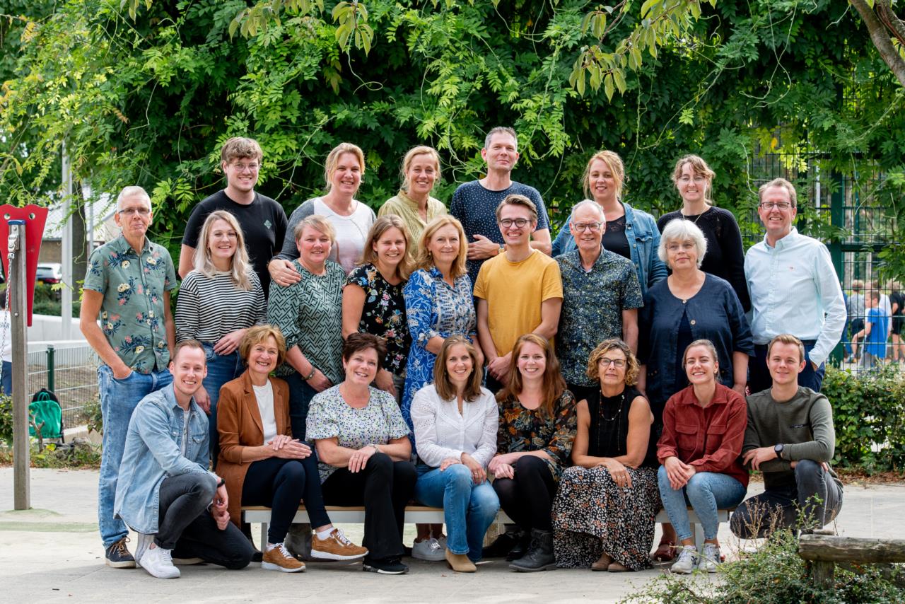 Het team door de jaren heen