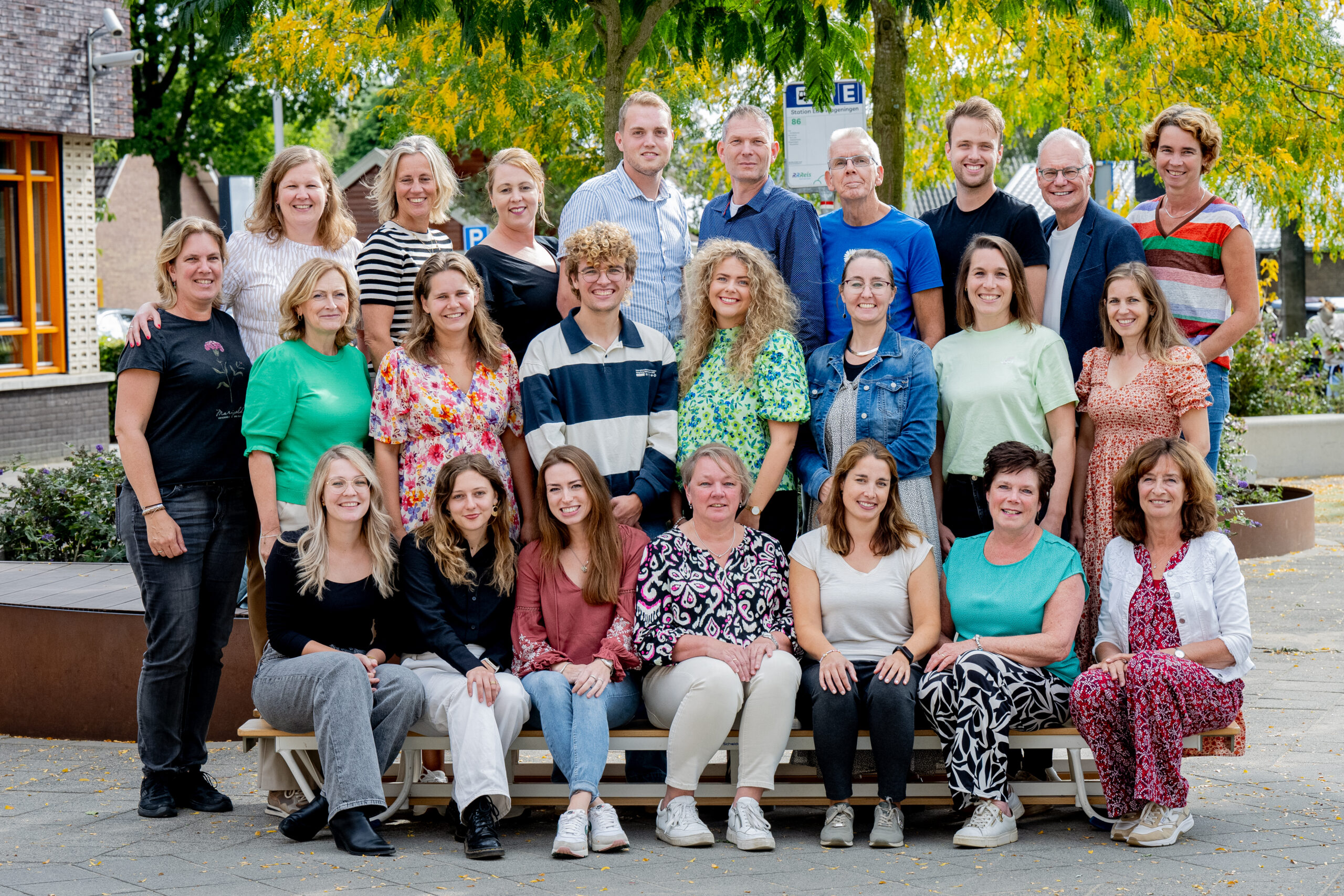 Het team door de jaren heen